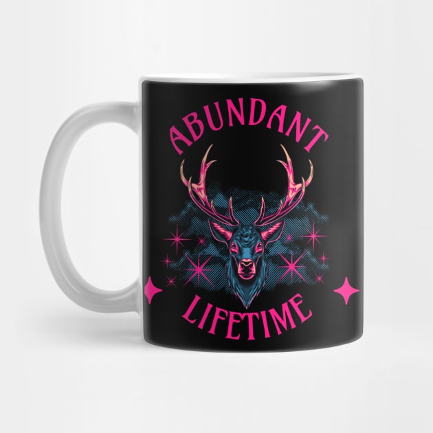 Abundant Lifetime!! Deer Head by vystudio